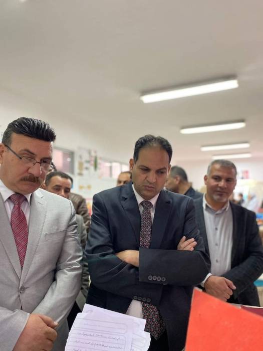 القضاه يفتتح المعرض التراثي والفني  والعلمي (الأردن بين صرير القصبة ورنة الذهب )في مدرسة البنيات الثانوية للبنات
