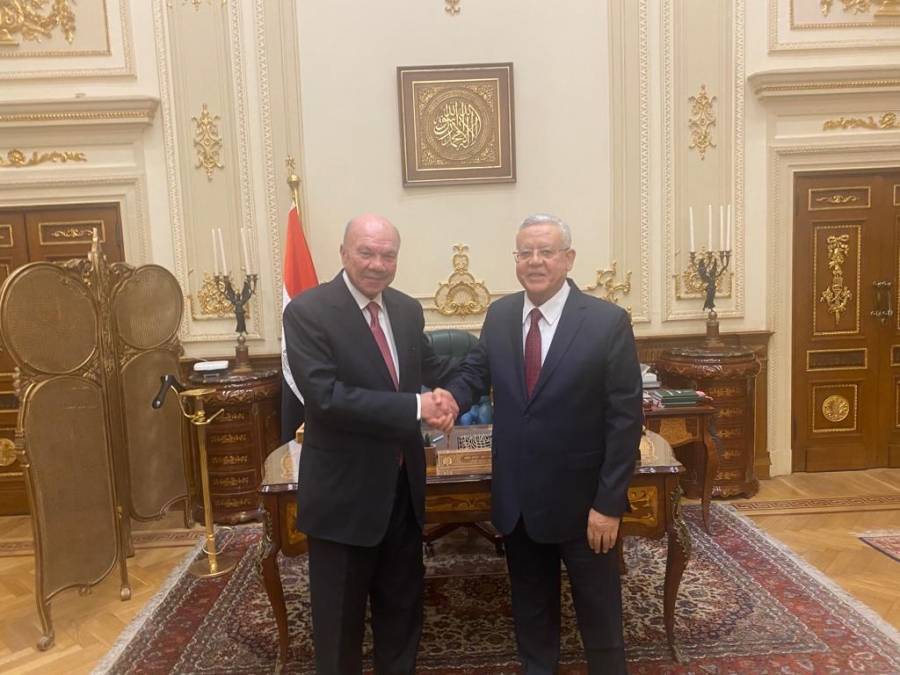 الفايز يلتقي رئيس مجلس النواب المصري  صور