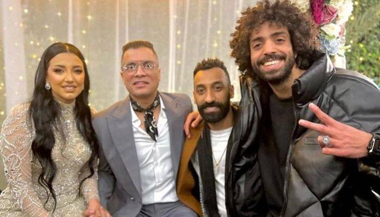 حفل زفاف حسن شاكوش.. 4 نجوم يحيون ليلة العمر
