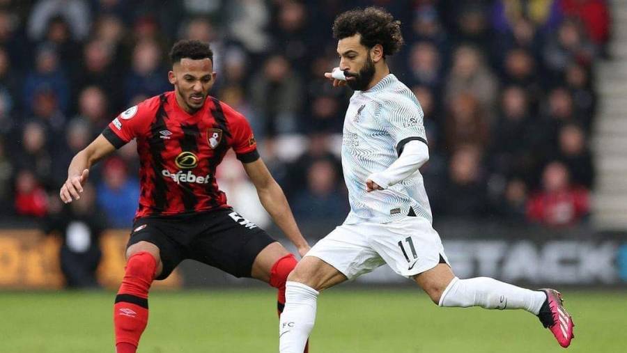 خسارة  ليفربول من بورنموث في الدوري الانجليزي