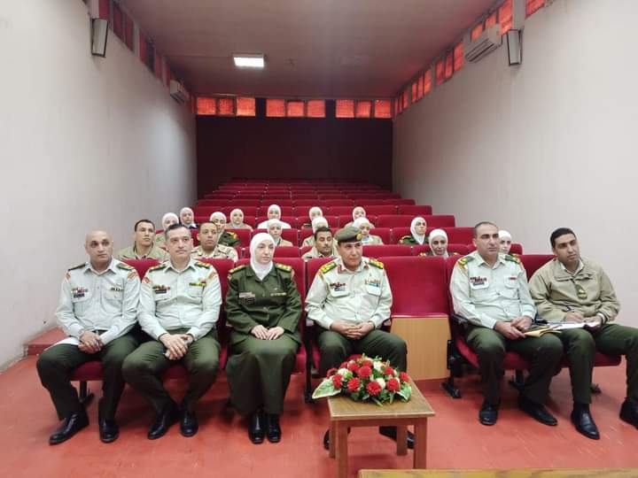 ورشة عمل بعنوان التثقيف بمرض السكري في مستشفى الامير هاشم بن الحسين العسكري...