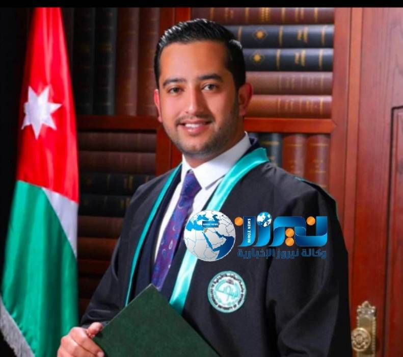 الجبور يهنئ مشعل الزبن بحصوله على البكالوريوس