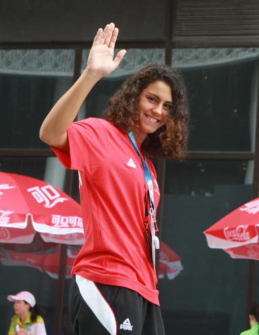ليديا مصلح تظفر بذهبية غرب آسيا للترايثلون