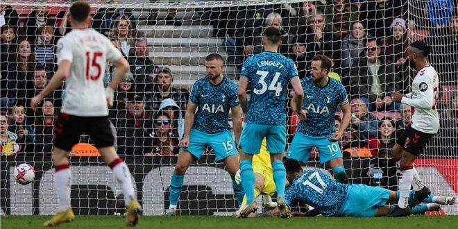 توتنهام يتعادل مع ساوثهامبتون في الدوري الإنكليزي