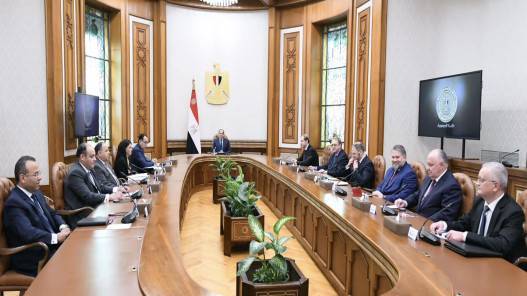 الرئيس المصري يبحث مع مسؤولين روس مشروع محطة الضبعة النووية وإمدادات الحبوب