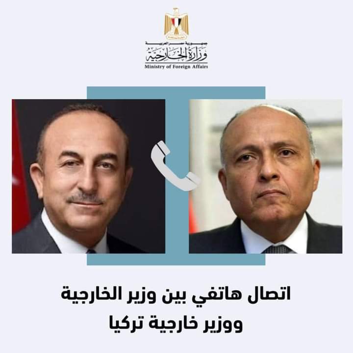 وزير الخارجية المصري يهنئ وزير خارجية تركيا بحلول شهر رمضان المبارك