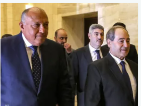 وزير الخارجية السوري يصل القاهرة