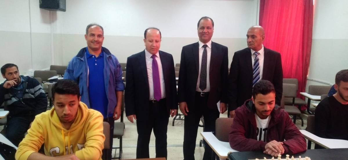 انطلاق بطولة الشطرنج  في كلية الجامعية العربية للتكنولوجيا