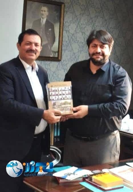 المؤرخ العرموطي يهنىء الأستاذ أنصار فرات بمنصبه الجديد مديراً للمركز الثقافي التركي في عمَّان...صور