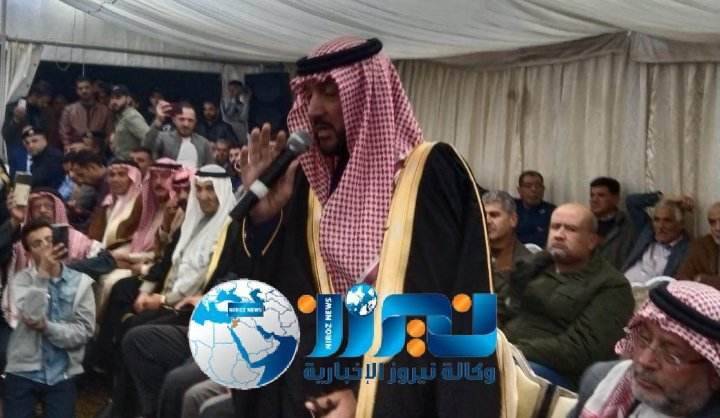الشيخ عبدالكريم الحويان يقود جاهة عشائرية كبيرة بسبب مقتل كل من محمد ومروان الحيت ... صور وفيديو 