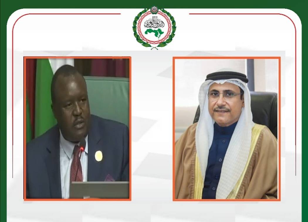 رئيس البرلمان العربي خلال لقائه رئيس البرلمان الإفريقي:الدفاع عن القضية الفلسطينية يمثل مرتكزاً رئيسياً من مرتكزات الشراكة العربية الإفريقية