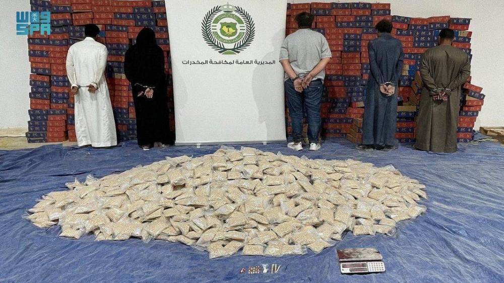 السعودية ..ضبط أكثر من 3.6 مليون قرص من «الإمفيتامين» المخدر