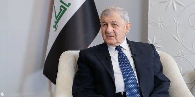 الرئيس العراقي يبدأ زيارة رسمية إلى إيران اليوم