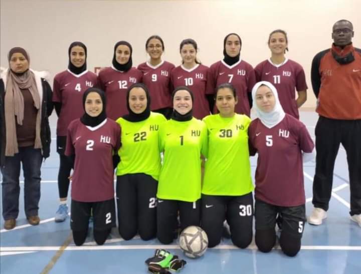 منتخب الجامعة الهاشميه بتاهل للدور الثاني ببطولة الجامعات بكرة القدم طالبات