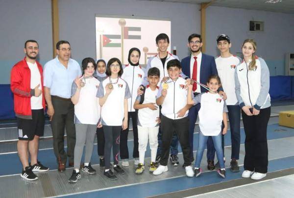 لاعبو الأردن يبسطون سيطرتهم على لقاءات اليوم الأول من بطولة غرب آسيا للمبارزة