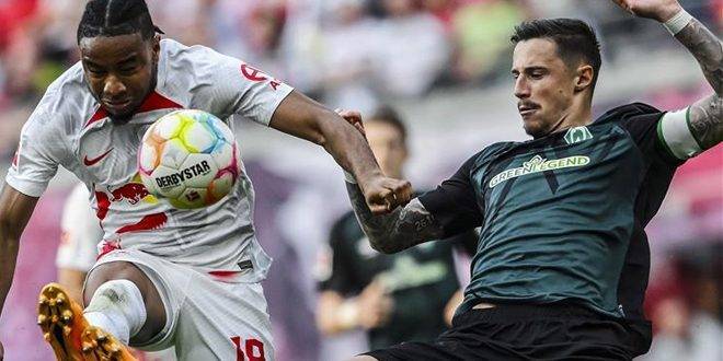 لايبزيغ يفوز على بريمن في الدوري الألماني