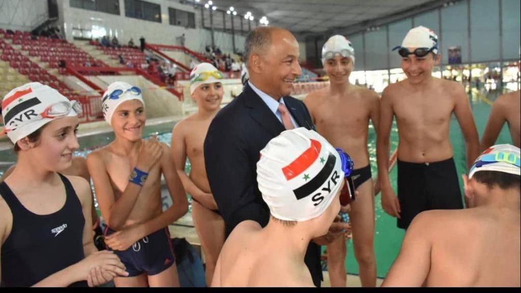 رئيس الاتحاد الدولي للألعاب المائية يجتمع مع رئيس الوزراء السوري لمناقشة تطوير اللعبة...صور
