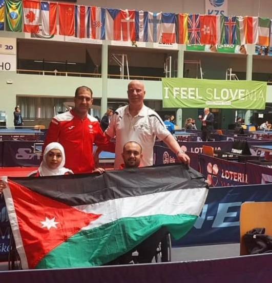 مشاركة مثمرة لأبو جامع وعليمات في بطولة سلوفينيا البارالمبية لكرة الطاولة