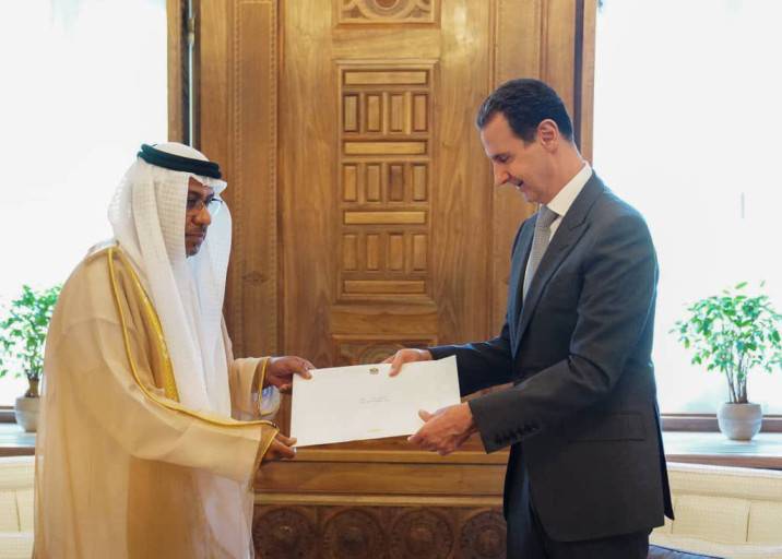 الإمارات تدعو الأسد إلى زيارتها