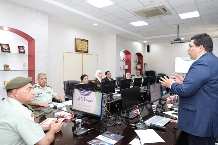وفد من اكاديمية محاكاة لسلاسل الامداد يزور مديرية الخدمات الطبية الملكية...