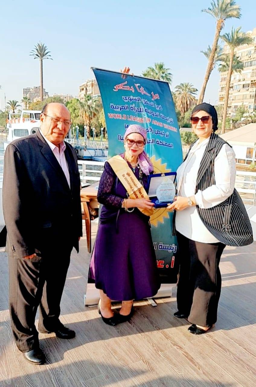 إستقبال حافل لدكتورة سهير الغنام رئيسة مكتب رابطة المرأة العربية  في مصر