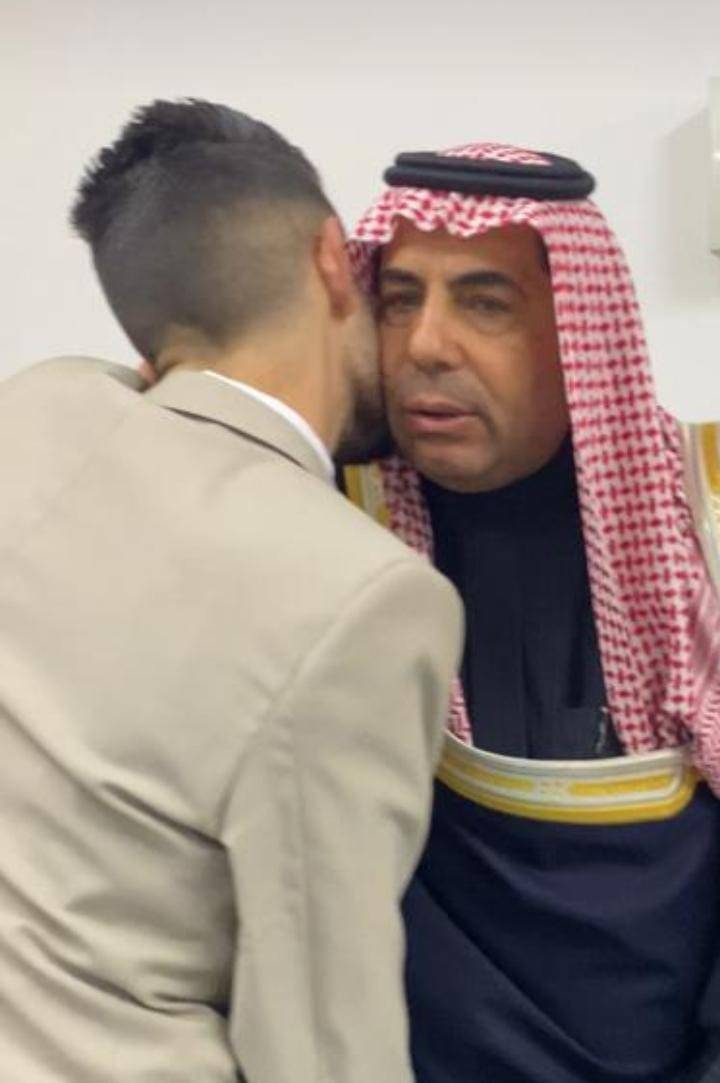 الجبور يهنئ السيد بعقد قران نجله ويشيد في كبير الجاهة  الشيخ ايمن  البداوي