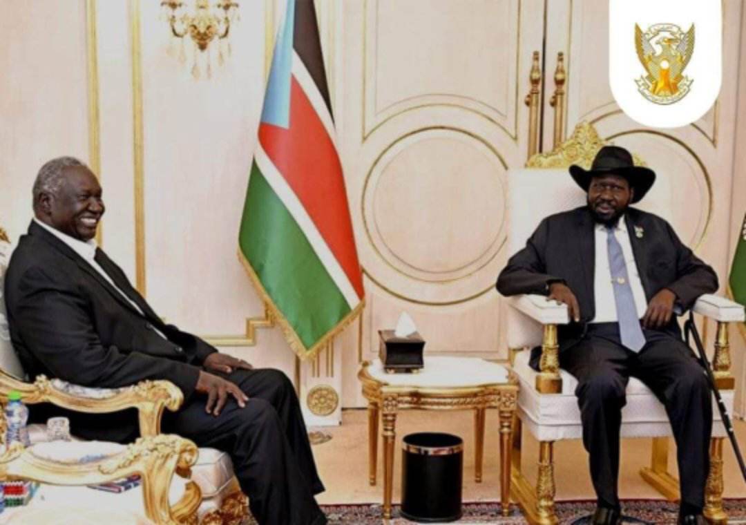 سلفاكير يستقبل نائب رئيس مجلس السيادة  مالك عقار آير