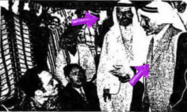 صورة من ذاكرة الوطن للملك الحسين وشيوخ الحجايا