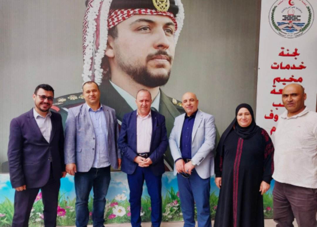 فلسطين النيابية ودائرة الشؤون الفلسطينية تطلعان على استعدادات المخيمات للاحتفال بزفاف ولي العهد