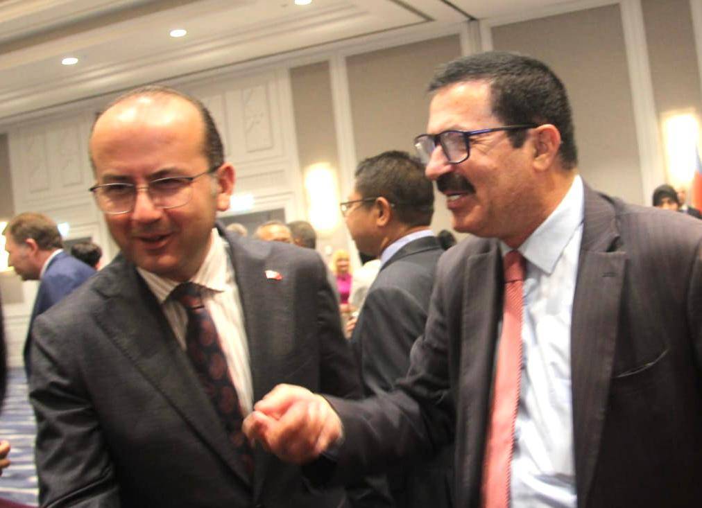 المؤرخ العرموطي يهنىء السفير التركي أردم أوزان بمناسبة انتخاب الرئيس أردوغان رئيساً للجمهورية التركية
