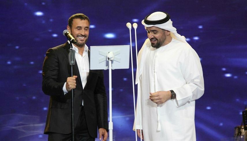 الجسمي وكاظم الساهر يجتمعان معاً في حفل بدبي