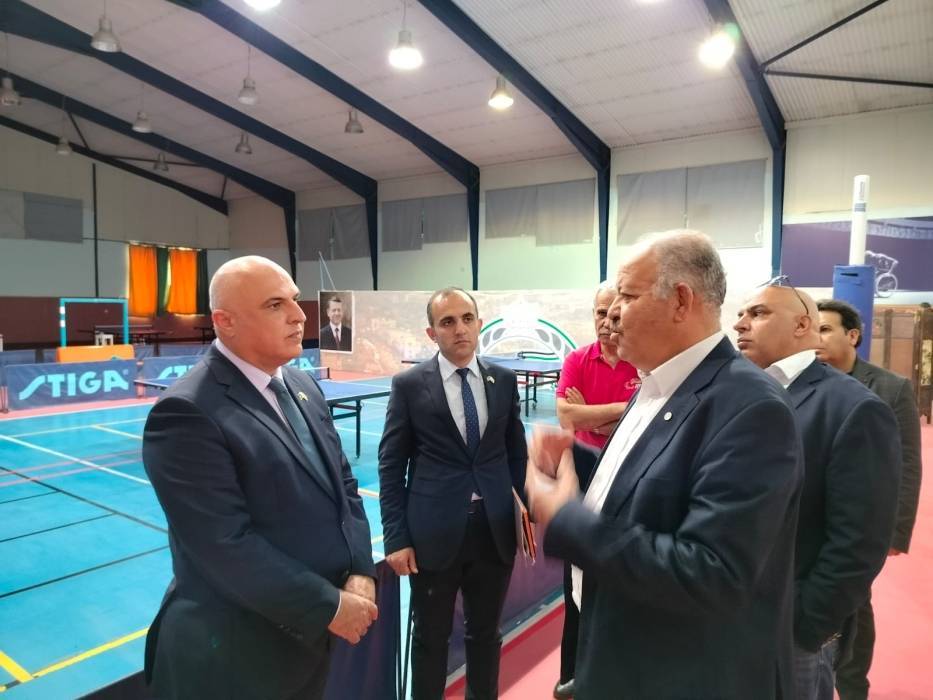 أبو الرز يستقبل السفير الأذربيجاني في مقر اللجنة البارالمبية...صور#