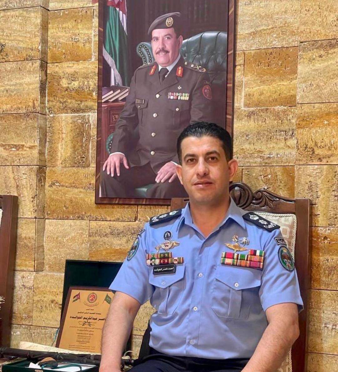 الجبور يُهنئ المقدم  أحمد  الخوالدة  بالإرادة الملكية