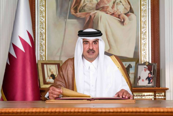 أمير قطر يزور بغداد غدا