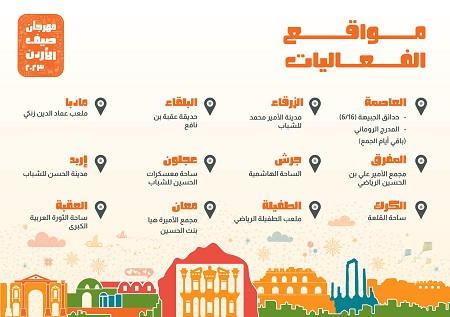 بدء فعاليات مهرجان صيف الأردن الجمعة