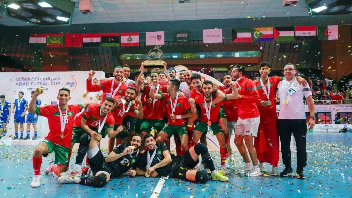 المغرب تفوز على الكويت وتتوج ببطولة العرب لكرة الصالات
