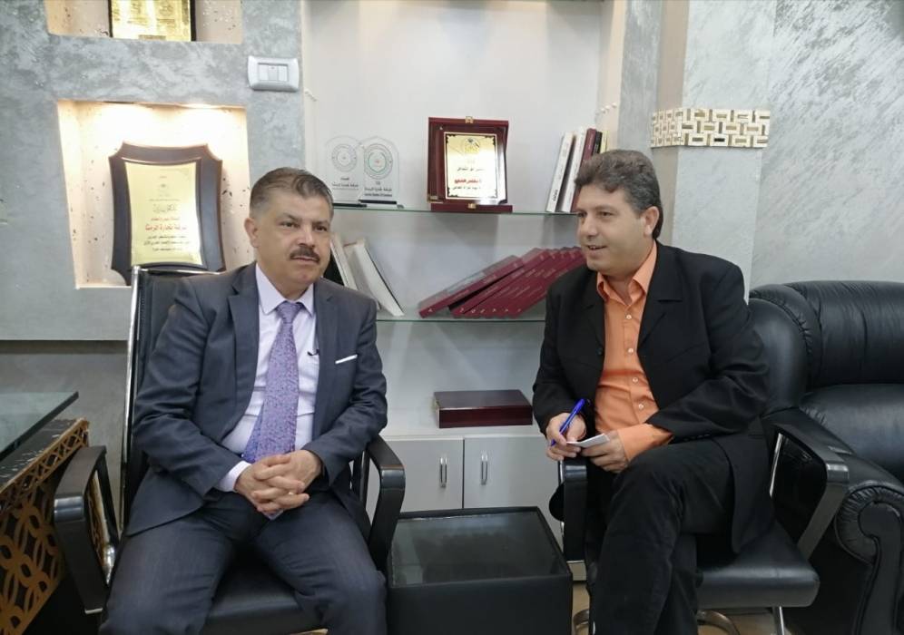 الدكتور إبراهيم جيت يستعرض  لنيروز مسيرة الجمعية العربية للفكر والثقافة