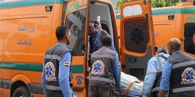 إصابة 14 شخصاً جراء حادث سير شرق مصر