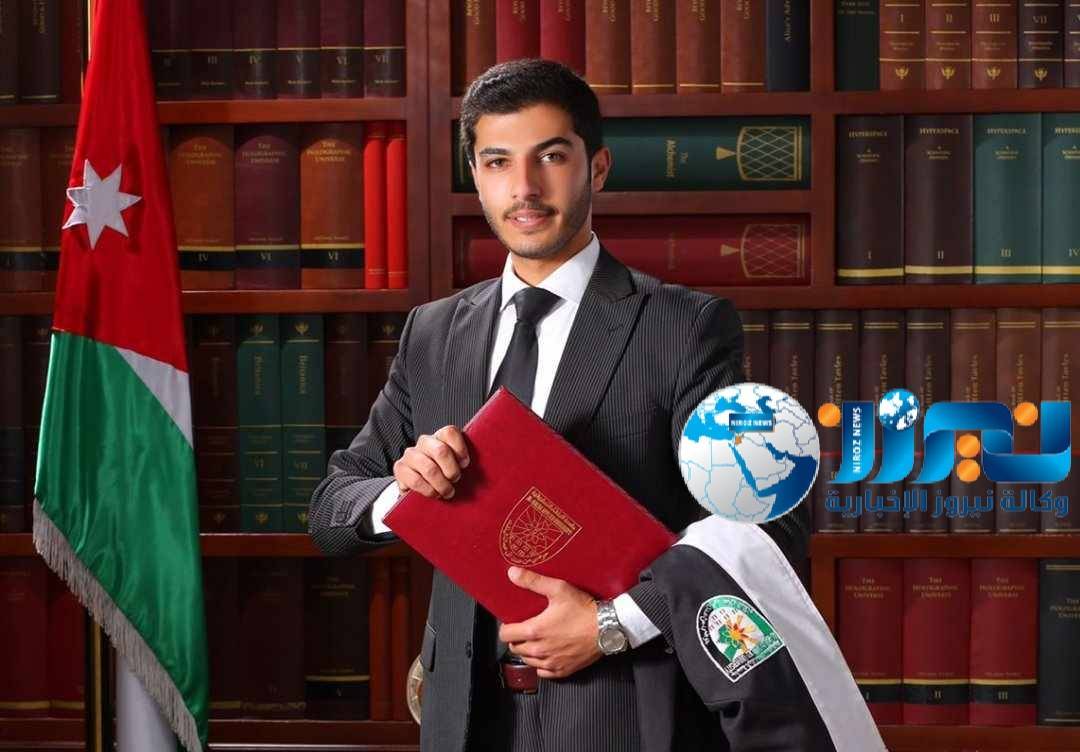 الباشا الطيب يهنئ فراس الطيب بتخرج نجله عون من  جامعة البلقاء التطبيقية