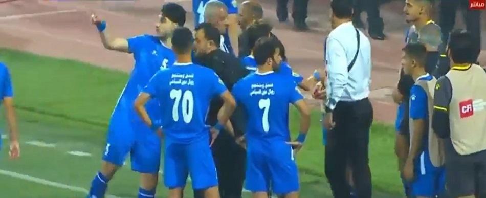 أجواء متوترة في مباراة الفيصلي والرمثا