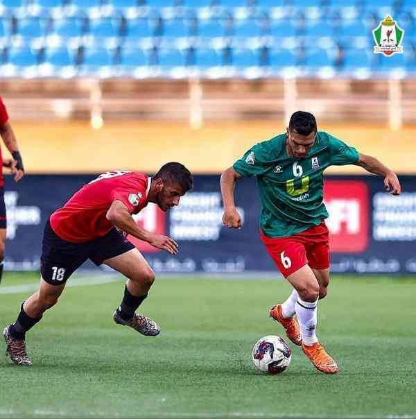 الوحدات يتغلب على شباب الأردن بدرع المئوية