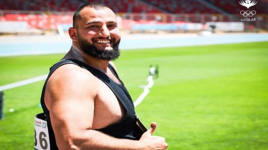 ميدالية ذهبية لأحمد هندي في منافسات رمي الجلة في دورة الألعاب العربية