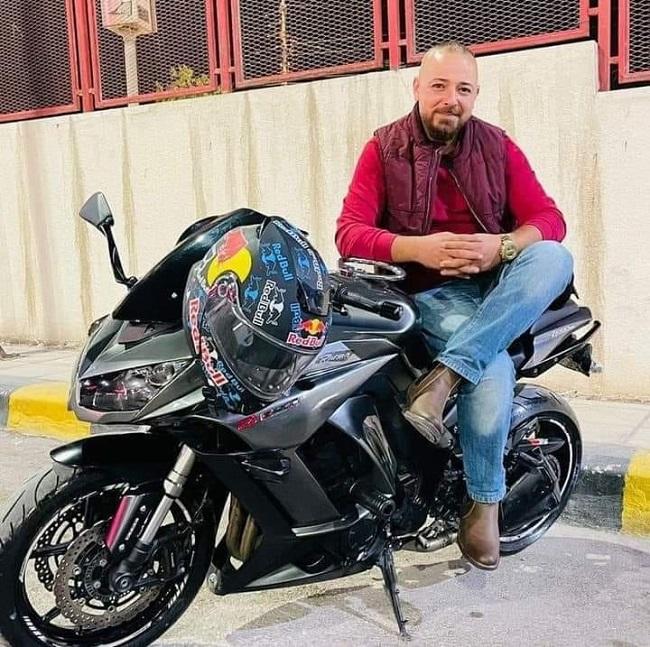 وفاة الشاب شريف الرضوان بحادث دراجة نارية