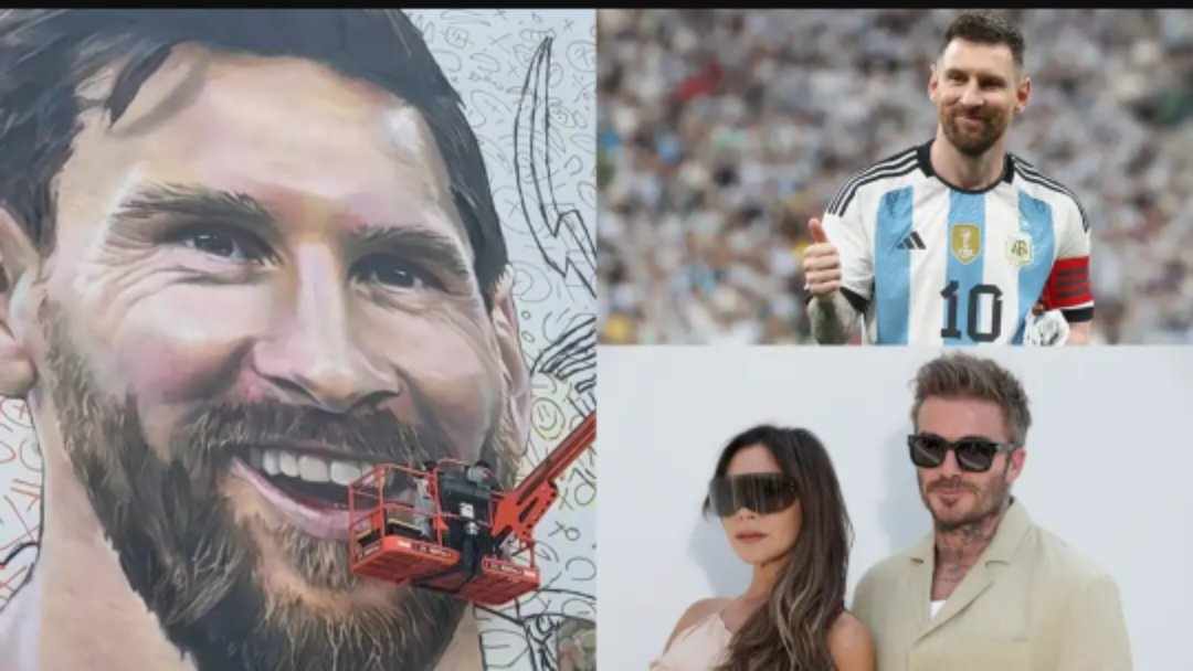 جدارية ضخمة لاستقبال ميسي في إنتر ميامي!