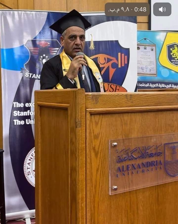 الصحفي ليث الفراية يهنئ الدكتور خلف النوايسة بمناسبة حصوله على درجة الدكتوراه
