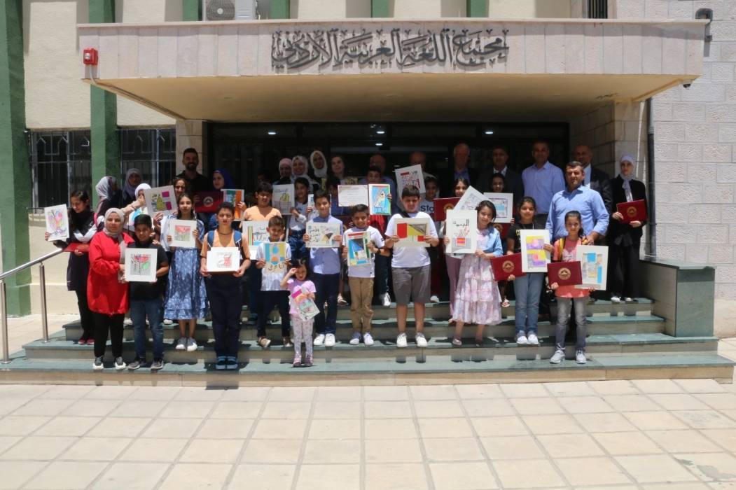 ورشة في فن التصميم للأطفال في رحاب المجمع بالتعاون مع مبادرة ض