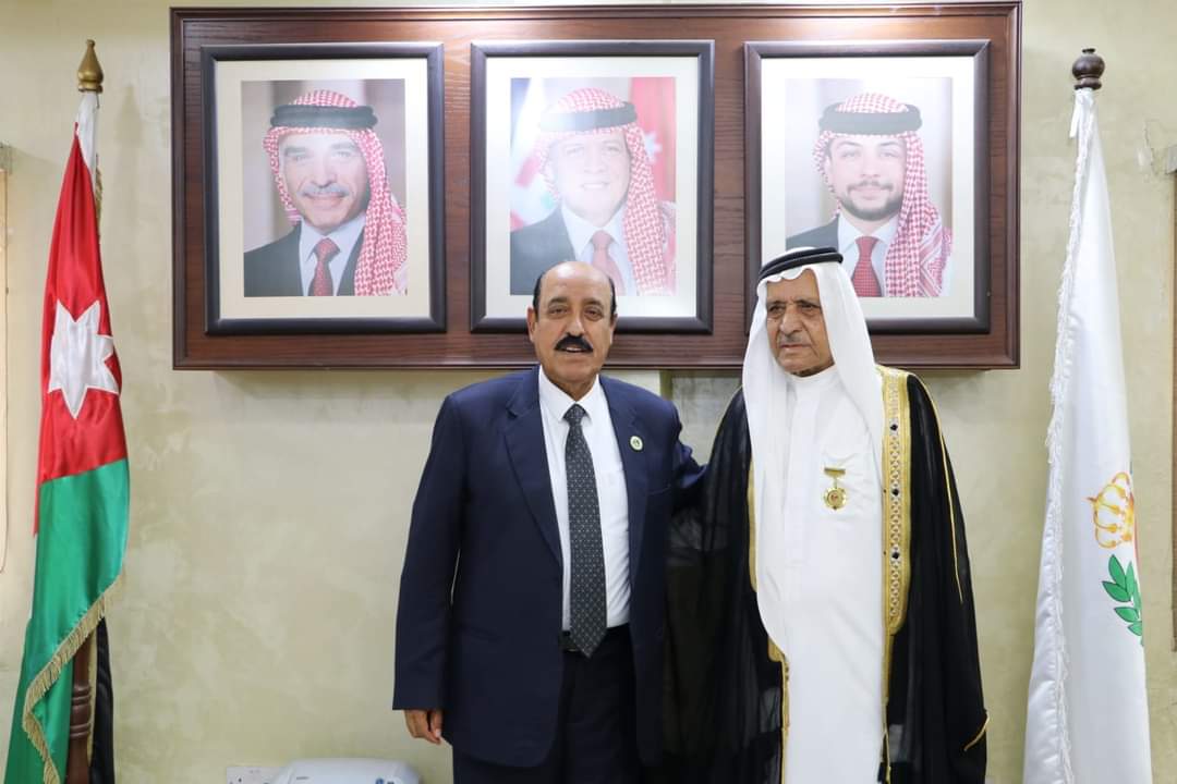 الشوبكي يلتقي  اللواء الركن المتقاعد محمد موسى العبادي
