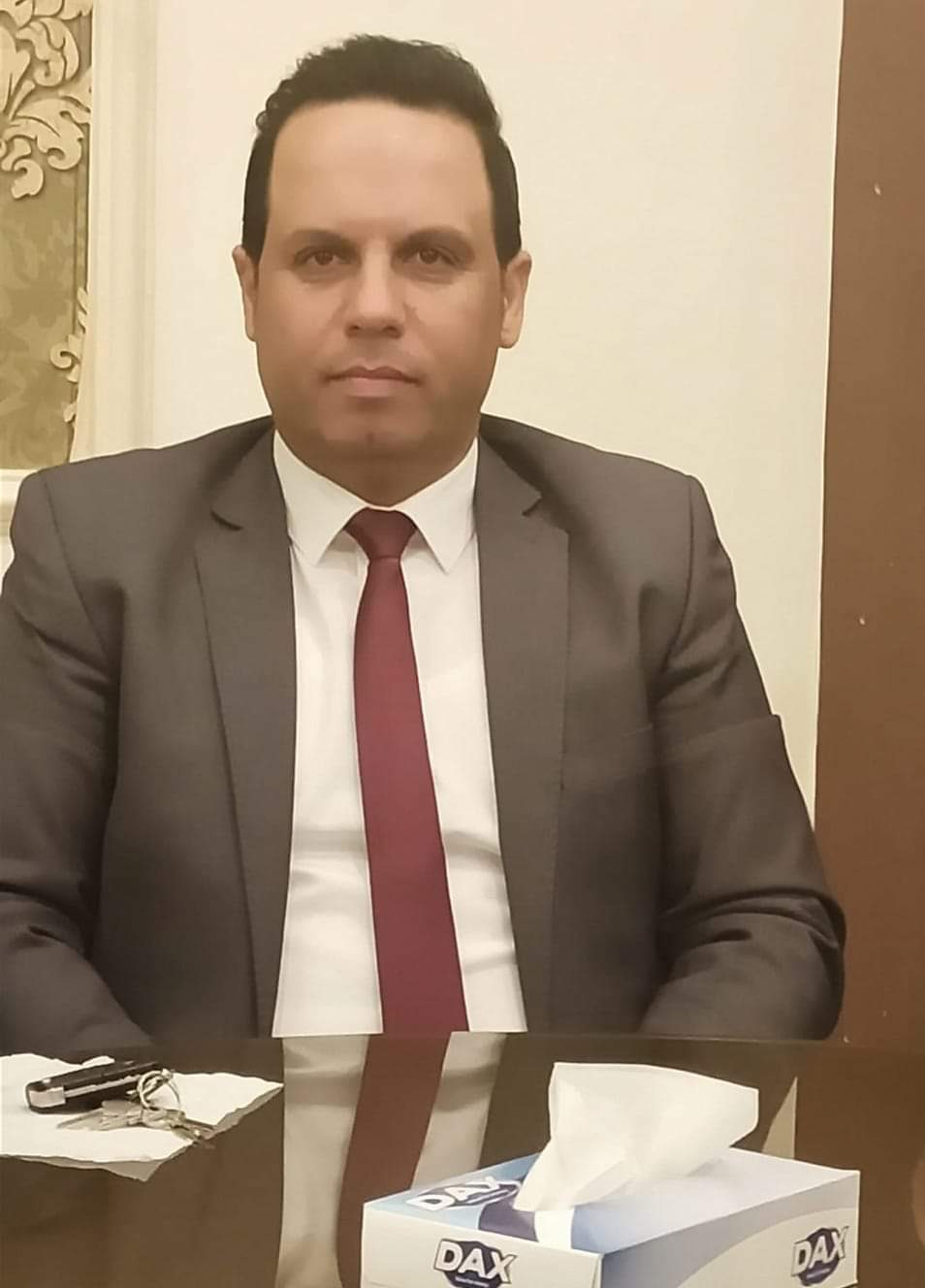 خالد ابو دلو يهنئ مرزوق ابو دلو بالترفيع