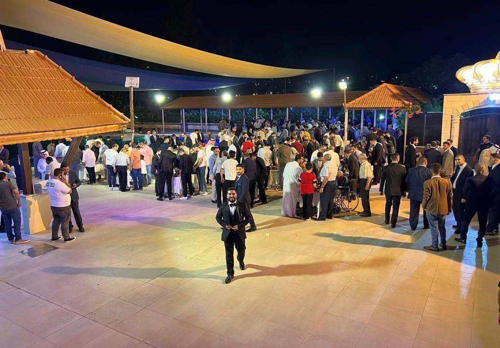 احتفال رائع بزفاف الشاب معاذ سليم المعايطة في نادي الضباط يُضفي سحرًا خاصًا على الحفل  صور