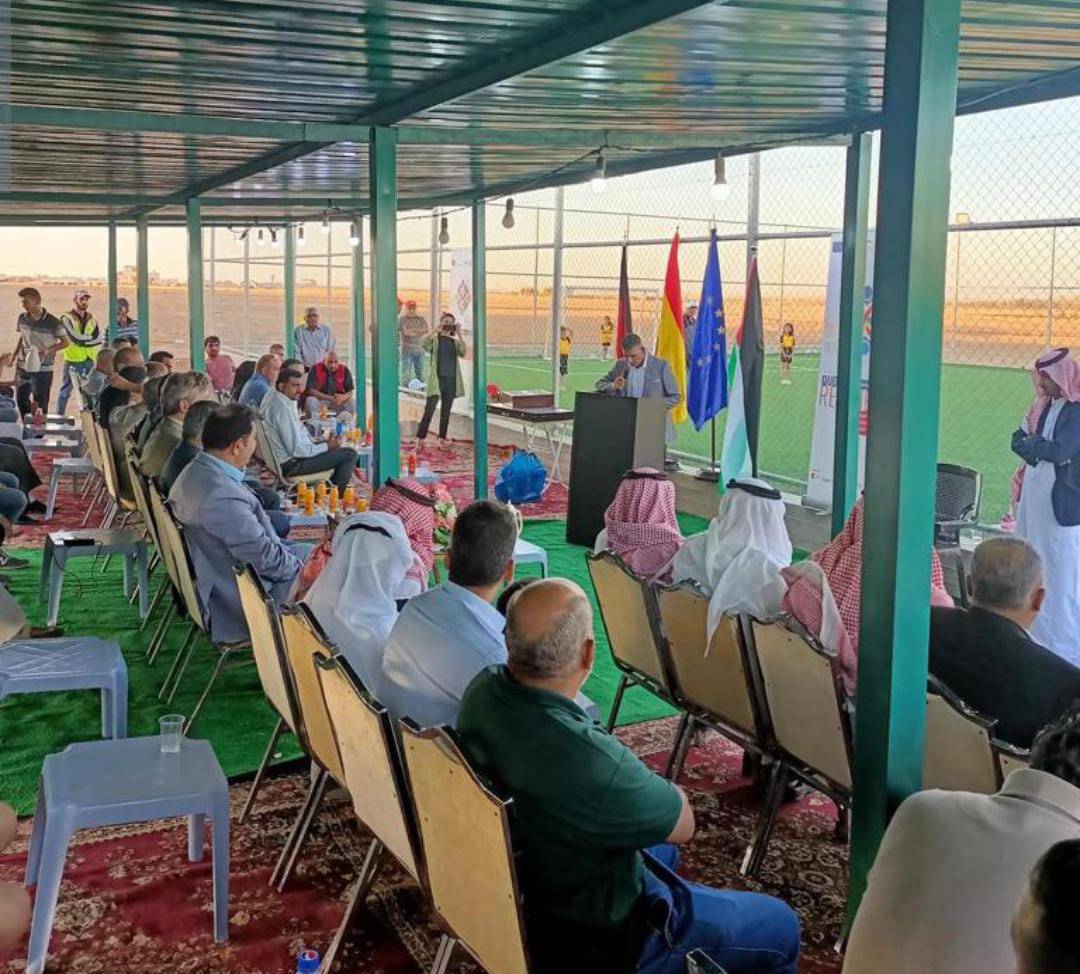 إفتتاح الملعب الخماسي في منشية الكعيبر برعاية السفير الإسباني وتمويل الوكالة الإسبانية للتعاون الدولي...صور